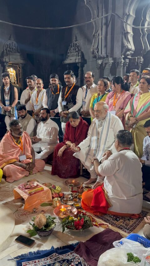 AMIT SHAHA At trambakeshwar